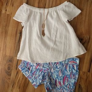 Adiva White Off the Shoulder Top